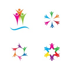 community care Logo template