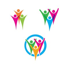 community care Logo template