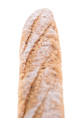 Long loaf isolated on white