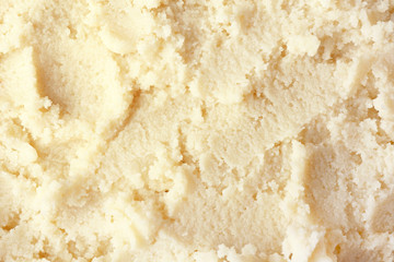 Texture of shea butter as background