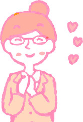 Pop Illustration of a woman face and pose