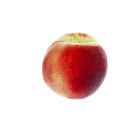 Peach isolated on white