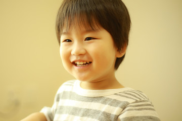笑顔の男の子