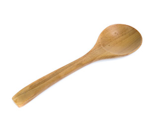 Wooden Spoon isolated on white background