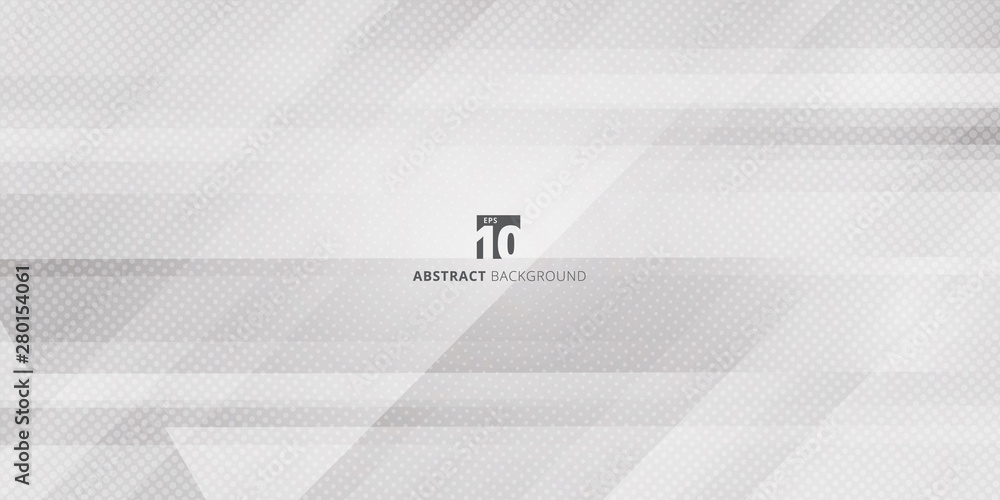 Poster abstract geometric gray and white gradient color oblique lines stripes background and dots texture h