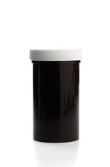 Pharmacy bottle for medical products, pills, drugs, ointment and cream.- Image