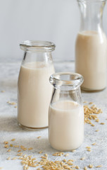 Vegan rice milk, non dairy alternative milk