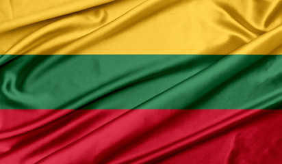 Fototapeta premium Flag of Lithuania