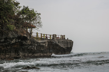 Naklejka premium Karang Bolong Beach - Indonesia