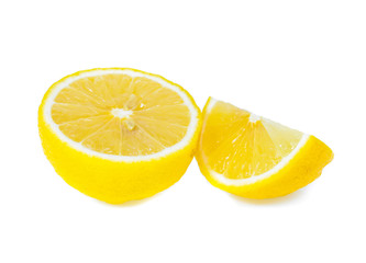 Lemons  white background