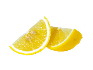 Lemons  white background