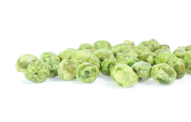 Fototapeta premium dry peas isolated on a white background