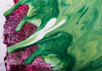 Abstraction made in the old style, on a fabric background.