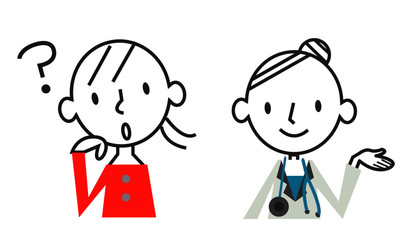 女性　Q&A　医者