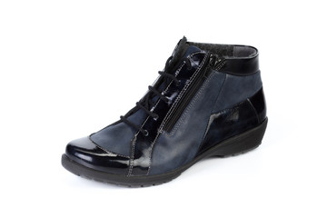 Fashionable women shoes isolated on white background