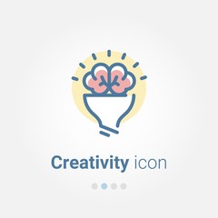 Creativity vector icon
