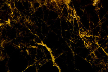Gold marble natural texture for dark background, abstract  marble black. Gold concept.