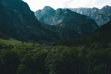 Fototapeta premium Alcuni scatti del lago di königssee obersee