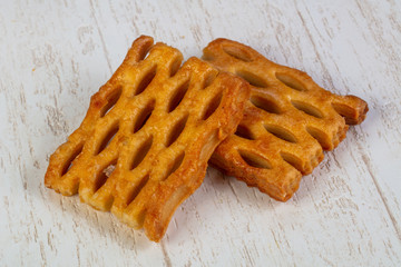 Delicious puff pastry