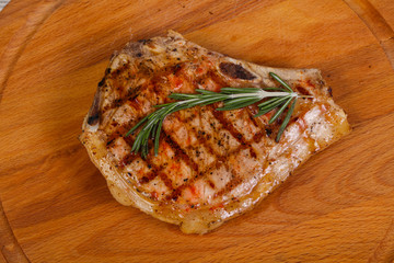 Pork loin with rosemary