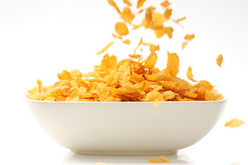 Pouring Corn Flakes