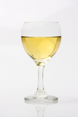 glass of white wine