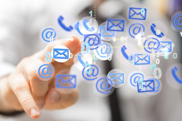 Mail Communication Connection message to mailing