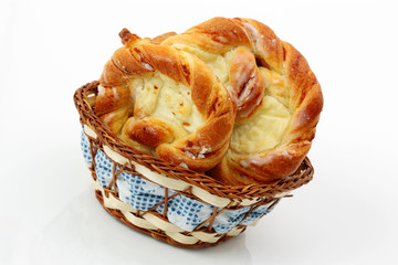Basket with Danish Pastry