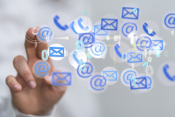 Mail Communication Connection message to mailing