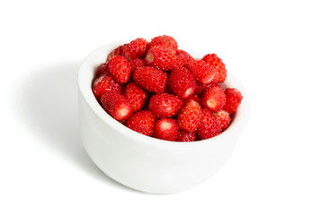 bowl of wild strawberries