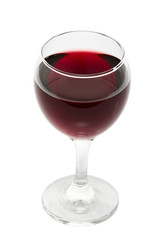 Red Wine. Isolated with clipping path. 