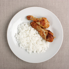 rice with meat and vegetables