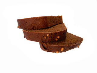 bread isolated on white background