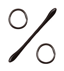 Chocolate Percent Sign
