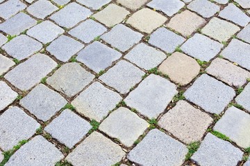 Abstract background with stone pavement