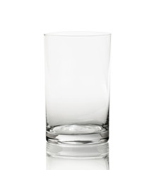 empty glass of water