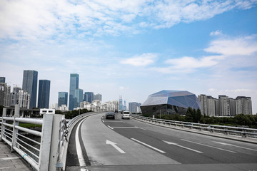 Fototapeta premium City overpass in the morning