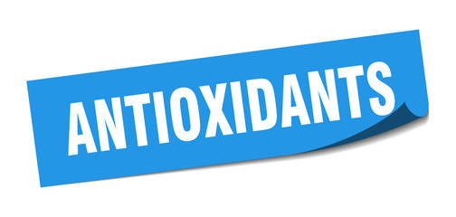 antioxidants sticker. antioxidants square isolated sign. antioxidants