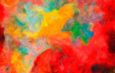 Oil pastel drawing. Abstract color background. Fine art print. Impressionism style abstraction. Modern surrealism painting. Good as wall decor poster. Stock. Surreal design. Handmade texture template.