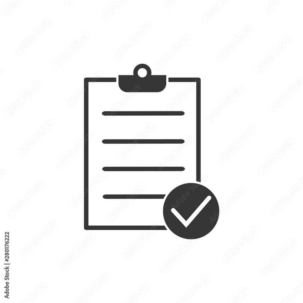 Aufkleber tasks symbol vector sign isolated on white background. simple logo vector illustration for graphic a