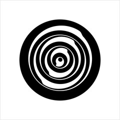 Concentric Circle Abstract Shape