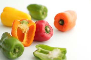 パプリカやカラーピーマンのイメージ集合写真