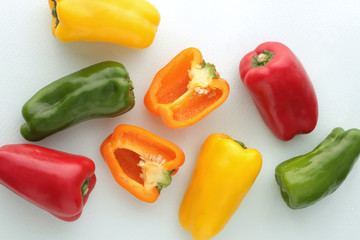 パプリカやカラーピーマンのイメージ集合写真