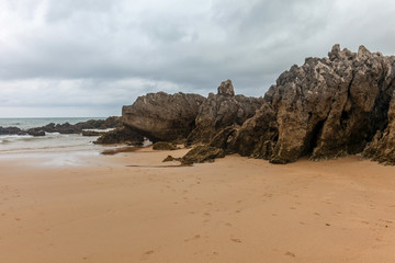 Rock on the beach, Spain