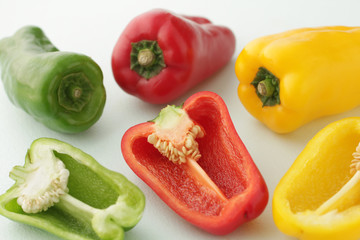パプリカやカラーピーマンのイメージ集合写真