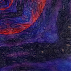 Colorful oil painting abstract art texture with brush strokes. Vintage Style background with space for text. Good for banner, design work and advertising or commercial. Can be printed in very big size