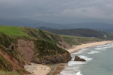 Obraz premium Beautiful bay in north Spain