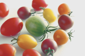 カラーのミニトマト