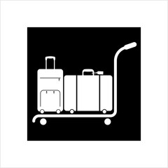 Suitcase On Trolley (Hand Truck)