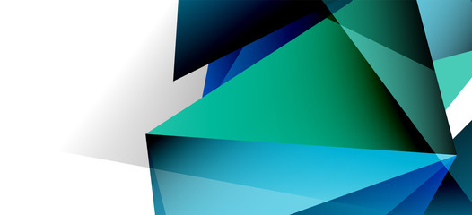 Vintage abstract template with triangle mosaic composition vecton white background. Simple design background. Modern flat design. Beautiful vector pattern.